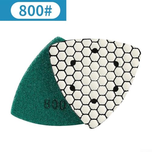 Anwendung Für Trockene Polierarten Steingranit MM Dreieck Diamant Trockenpolierkissen (800 grit) von URPIZY