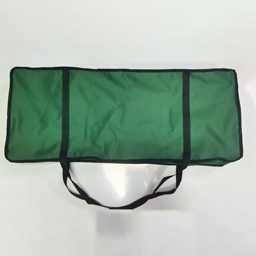 Aufbewahrungsbox Für Geschenkpapierrollen Mit Verstellbaren Fächern Tragegriffen Aus Polyester Und PVC Für 24 Rollen In Schwarz Oder Dunkelgrün Platzsparend Und Robust Für Schrank Wohnzimmer(Green) von URPIZY