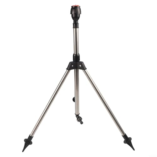 Automatischer Rasensprenger mit Stativ 360 Grad Rotationsdüse Höhenverstellbar Gartenbewässerung Sprinkler System für Garten Rasen Bewässerung Automatischer Rasensprenger mit Stativ 360 Grad Rotationsdüse Höhenverstellbar Gartenbewässerung Sprinkler System für Garten Rasen Bewässerung von URPIZY