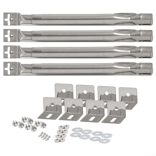 BBQ Universal-Brenner-Set, Edelstahl, für Gasgrill, 35–42 cm, Loch 11 mm, 4-teilig von URPIZY