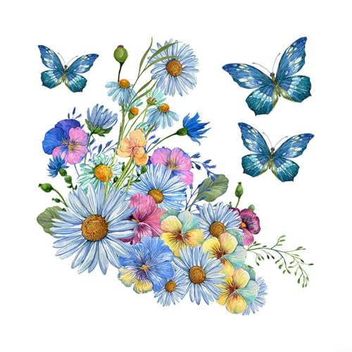 Blumen Wandkleher Kompakt WC Self Adhäsive Abnehmbarer Aufkleber (MS4137A) von URPIZY