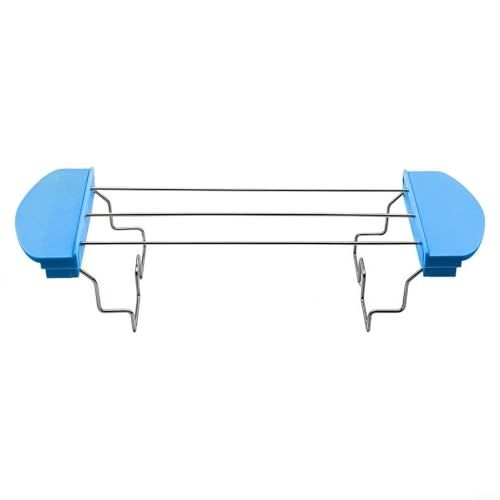 Brot Toaster Wärmegestell Aus Rostfreiem Stahl Mit Antiverbrühgriff Sandwichhalter Für Frühstück Küchenzubehör 26x9.2x5cm(Blue) von URPIZY