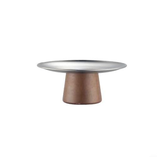 Dessertpfanne Kuchenschale Perfekt Zum Präsentieren Von Kuchen (Sliver 17cm) von URPIZY