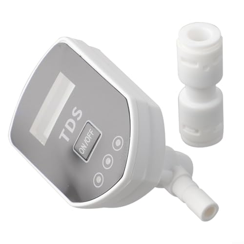 Digitaler Wasserqualitätstester für Aquarium mit Einbaumodul - Wasserhärte Messgerät PPM Monitor mit Echtzeitmessung und 1/4 Anschluss Digitaler Wasserqualitätstester für Aquarium mit Einbaumodul - Wasserhärte Messgerät PPM Monitor mit Echtzeitmessung und 1/4 Anschluss von URPIZY