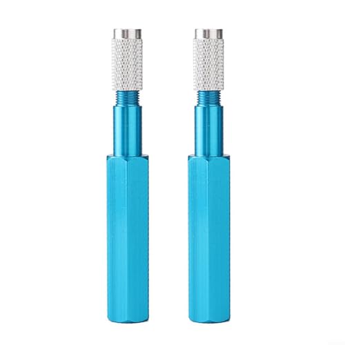Ecken-Glättungsmesser Griff Aluminium Legierung Vinyl Boden Schweißwerkzeug PVC Kunststoff Schälmesser mit 3 Wechselklingen Blau Bauwerkzeug Set(Handle) von URPIZY