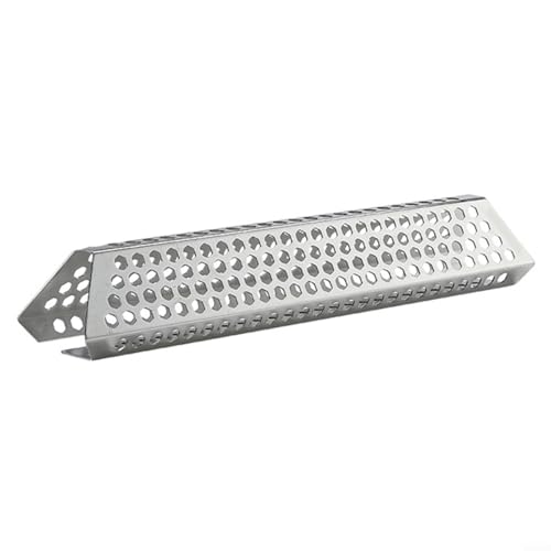 Edelstahl Holzkohle Verbrennungshilfe für Camping Grill, Rauchfreie Effiziente Verbrennung mit Waben-Design, Tragbarer Outdoor Grillzubehör in 3 Größen(large size) von URPIZY