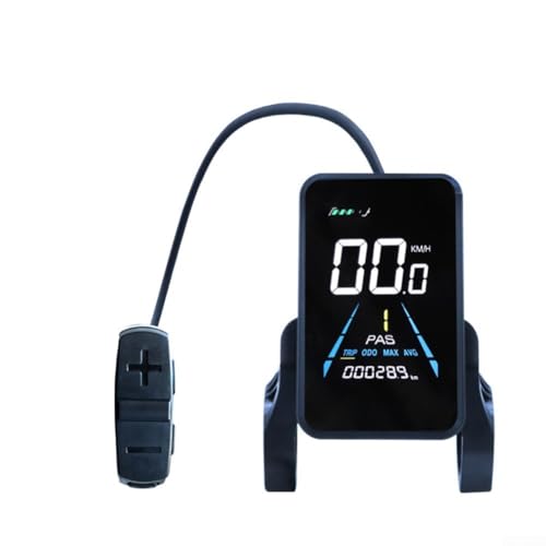 Elektrisches Fahrrad LCD Display Wasserdichtes Armaturenbrett Instrument Panel Connector Für E-Bike Geschwindigkeitsmesser Mit Dual-Sensor-Tracking Und Vielseitiger Montage von URPIZY
