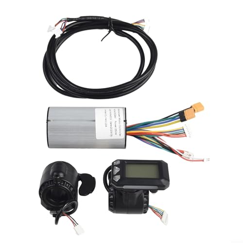 Elektroroller Controller LCD Monitor Set Mit Bremsanlage 24V/36V Aluminiumlegierung Steuereinheit Elektro Scooter Mit Elektronischer EABS Bremse 3 Gang Geschwindigkeitsmodus(24V) von URPIZY