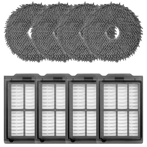 Ersatzteile Set für 3i P10 Ultra Saugroboter mit Wischmopp Tüchern und HEPA Filtern Zubehör Kit für Staubsauger Roboter Reinigung(A) von URPIZY