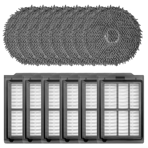 Ersatzteile Set für 3i P10 Ultra Saugroboter mit Wischmopp Tüchern und HEPA Filtern Zubehör Kit für Staubsauger Roboter Reinigung(B) von URPIZY