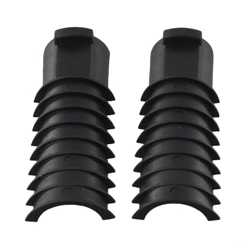 Fahrrad Sattelstütze Interne Batterie Halterung für Di2 Fahrrad 27.2/31.6mm TPE Sattelstütze Akku Halter mit 9-Klingen Design für Erhöhte Reibung Schwarz 2 Stück(Small) von URPIZY