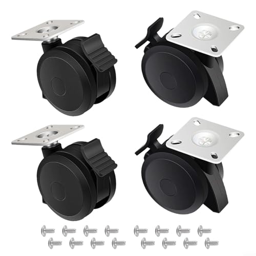 Für Weber Grill Ersatz Rollen Set 4 Stück 2x 69828 und 2x 69827 mit Feststellfunktion für Spirit 200/300 Serie ab 2013 für Spirit E-210/E-215 E/SP-310 E/S 315 E/SP 320 von URPIZY