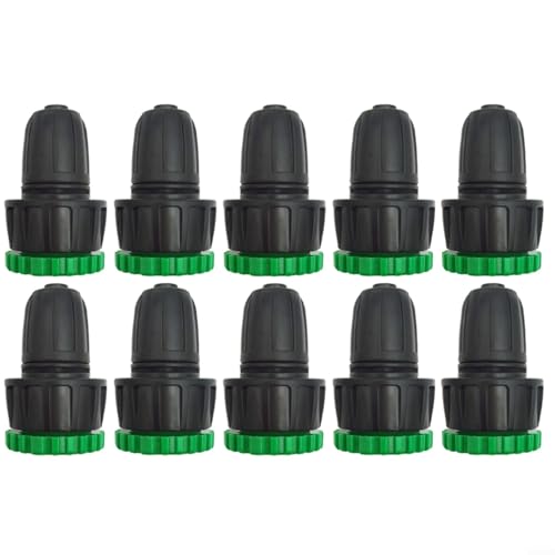 Gartenschlauch-Verbinder Set 10 Stück - Vielseitiger Wasserhahn-Adapter für Tropfbewässerung, Effiziente Gartenbewässerung, Robust und Langlebig, Einfache Installation(812 connectors) von URPIZY
