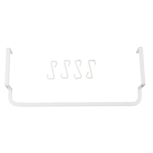 Handtuchhalter Heizkörper Metall Mehrzweckhalterung für Handtücher Kleidung und Socken Einfache Montage ohne Bohren Erhältlich Modernes Design Schwarz oder Weiß Für Badezimmer(White-Small) von URPIZY