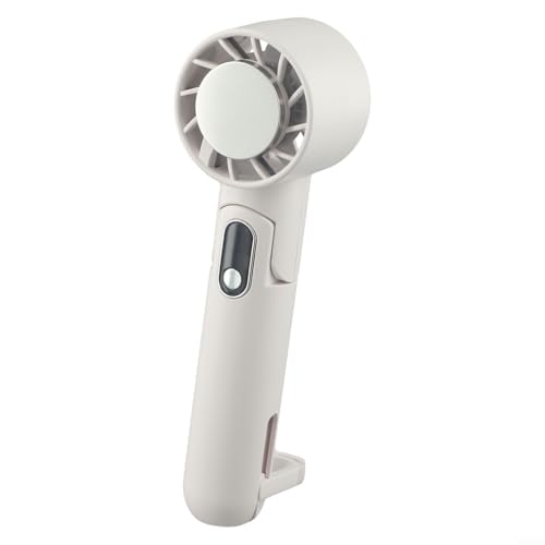 Handventilator Mit Aufhängeseil Tragbarer Mini Lüfter TEC-Supraleitende Kühlung 4000mAh Akku 5-Gänge Geräuscharmer Luftfahrtmotor Digitalanzeige Für Outdoor Bergsteigen Schreibtisch Weiß Handventilator Mit Aufhängeseil Tragbarer Mini Lüfter TEC-Supraleitende Kühlung 4000mAh Akku 5-Gänge Geräuscharmer Luftfahrtmotor Digitalanzeige Für Outdoor Bergsteigen Schreibtisch Weiß von URPIZY
