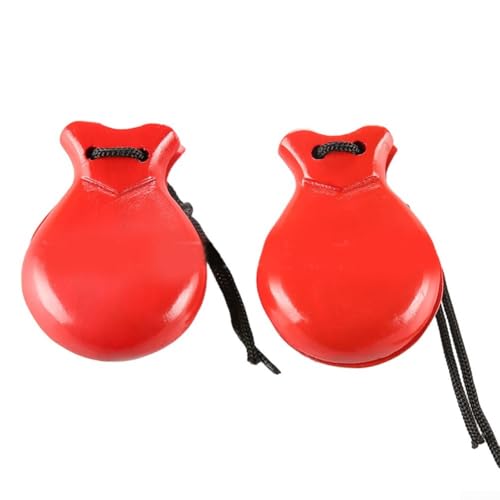 Hochwertiges Spanisches Handperkussionssatz Bühnenaufführungen Familienfeiern Perfektes Geschenk (Red) von URPIZY