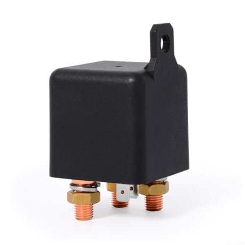 KFZ-Starterrelais 200A AMP SPST Schwerlast 5-polig DC 12V-72V AgSnO12 Kontaktmaterial Maximalstrom 250A Schaltleistung 3500W Vibrationsfest Stoßbeständig Temperaturbereich -30°C bis +80°C(24V) von URPIZY