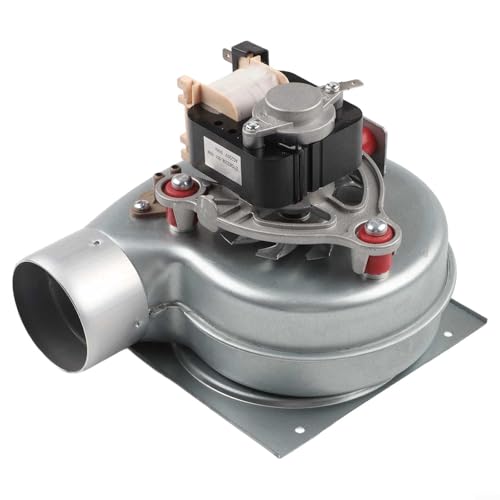 Kaminlüfter Heizofen Ventilator 2000 U/min Bürstenloser Motor hohe Temperaturbeständigkeit leise effizient luftzirkulierend rostfest Eisen 220V einfache Installation für Kamin und Heizgeräte von URPIZY