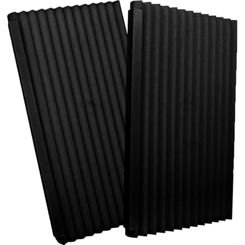 Klimaanlagen Seitenteile Schallschutz Energieeffizient Isolierschaum Passend Für Die Meisten Geräte Lärmminderung Einfache Montage 2er Set 43x23x2cm Weiß Schwarz Für Innenräume(black) von URPIZY