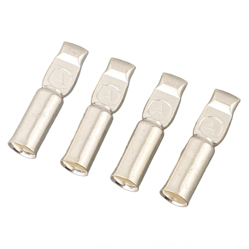 Kupferklemmen Anschlussklemmen Für Anderson 175A 600V Stabile Kontakte Hervorragende Leitfähigkeit Einfache Installation Für Elektrische Geräte und Projekte Optional 4 Stück oder 8 Stück Silber(4PCS) von URPIZY