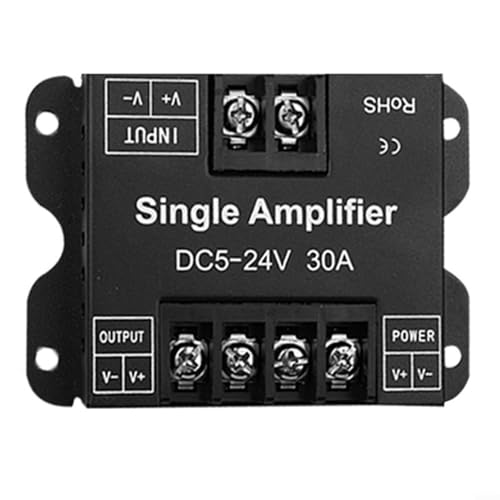 LED Controller Signal Verstärker DC 5-24V 30A Signalverstärker für Einfarbige LED Streifen mit Metallgehäuse für PWM Dimmer Steuerung LED Controller Signal Verstärker DC 5-24V 30A Signalverstärker für Einfarbige LED Streifen mit Metallgehäuse für PWM Dimmer Steuerung von URPIZY
