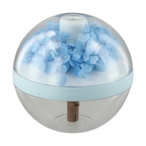 Luftbefeuchter 270ML Cool Mist Maker Tragbar Energiesparend Still Nachtlicht Kabellos Effiziente Befeuchtung 30ML-50ML/H Warmweißes Licht Für Schlafzimmer Büro Zuhause(Blue) von URPIZY