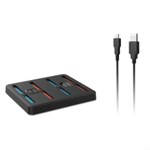 Magnetische RGB Controller Ladestation für Switch2 Konsole Kompaktes Design Halterung mit LED Beleuchtung und Aufbewahrungssystem aus ABS Material Magnetische RGB Controller Ladestation für Switch2 Konsole Kompaktes Design Halterung mit LED Beleuchtung und Aufbewahrungssystem aus ABS Material von URPIZY