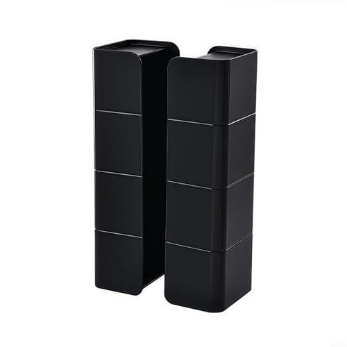 Magnetischer Aufbewahrungskorb Kühlschrank Organizer Wandmontage Ablagekorb Magnethalter für Küche Büro Garage 2 Stück(Black) von URPIZY