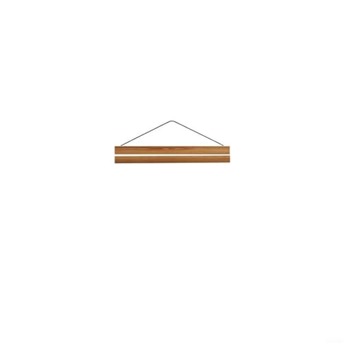 Magnetischer Posterrahmen aus Teakholz 21–51 cm, Holz-Bilderleiste mit Magnetverschluss zum Aufhängen von Postern, Drucken, Landkarten oder Fotos für Zuhause und Büro(21CM) von URPIZY