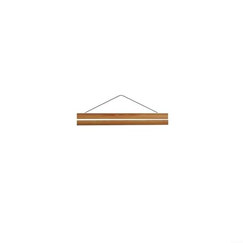 Magnetischer Posterrahmen aus Teakholz 21–51 cm, Holz-Bilderleiste mit Magnetverschluss zum Aufhängen von Postern, Drucken, Landkarten oder Fotos für Zuhause und Büro(31CM) von URPIZY