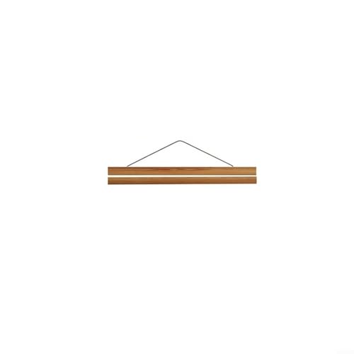 Magnetischer Posterrahmen aus Teakholz 21–51 cm, Holz-Bilderleiste mit Magnetverschluss zum Aufhängen von Postern, Drucken, Landkarten oder Fotos für Zuhause und Büro(41CM) von URPIZY