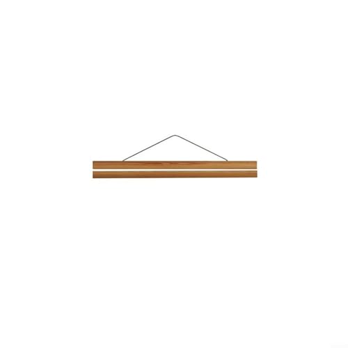 Magnetischer Posterrahmen aus Teakholz 21–51 cm, Holz-Bilderleiste mit Magnetverschluss zum Aufhängen von Postern, Drucken, Landkarten oder Fotos für Zuhause und Büro(51CM) von URPIZY