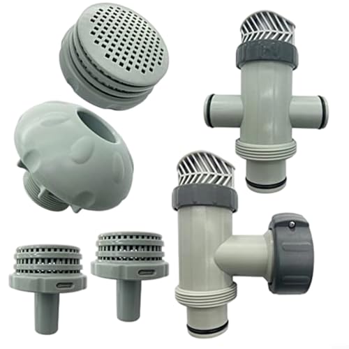 Oberirdischer Pool Ersatz Kolbenventil Set mit Düse und Filtersieb für Intex Filterpumpen 1500-4000 GPH Poolzubehör Oberirdischer Pool Ersatz Kolbenventil Set mit Düse und Filtersieb für Intex Filterpumpen 1500-4000 GPH Poolzubehör von URPIZY
