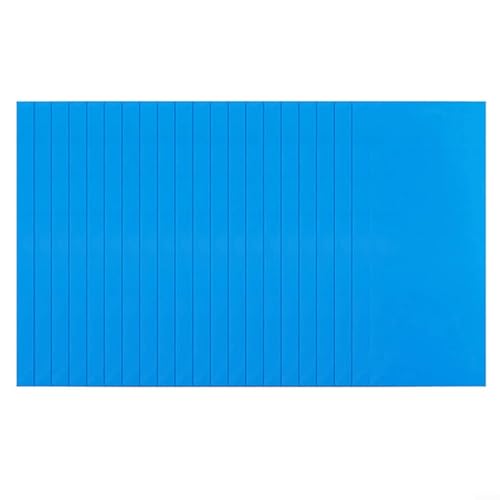 PVC Reparaturflicken für Aufblasbare Pools Schwimmbecken Luftmatratzen - Selbstklebende Flicken Set Rund Quadratisch Blau 7.5x7.5cm & 25x10cm(Square 20pcs) von URPIZY