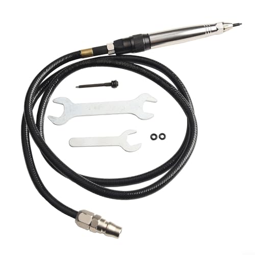Pneumatic Air Scribe Engraving Pen Set Professionelle Gravurwerkzeug mit 0.25 Zoll Schlauch für Metall Holz Glas Kunststoff Porzellan von URPIZY