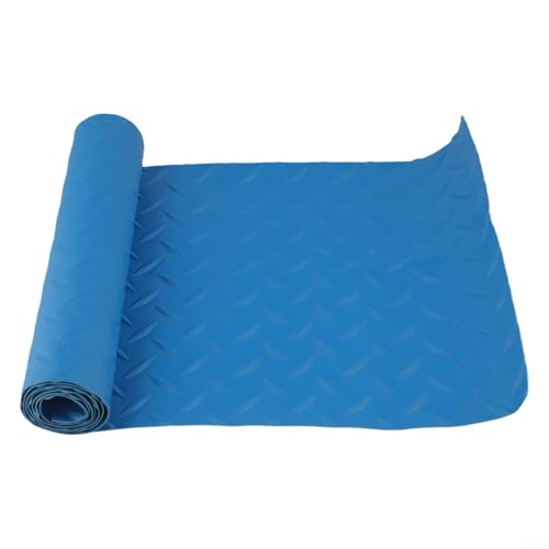 Poolleitermatte Rutschfestes PVC Poolmatte Anti-Rutsch Tragbar für Verschiedene Poolleiter Größen Wasserfest Strapazierfähig Blau Geeignet für Schwimmbad Bad Küche(90 * 23cm) von URPIZY