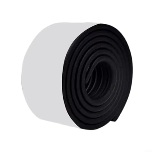 Selbstklebende Leiterpolster für Etagenbetten, 200×8 cm PVC Antikollisionsschutz, Weiche Trittpads zum Schutz der Füße für Kinder und Senioren, Zuschneidbar(black) von URPIZY