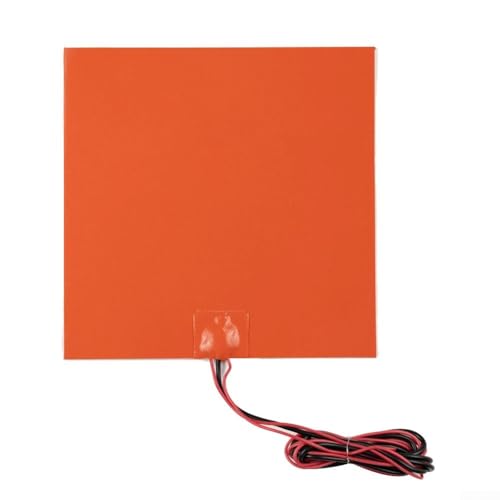 Silikon Heizmatte mit 100K Thermistor 200W-400W präzise Temperatursteuerung IP68 Wasserfest 200x200mm Langlebig für Drucker Labor Werkstatt Feuchträume(110V) von URPIZY