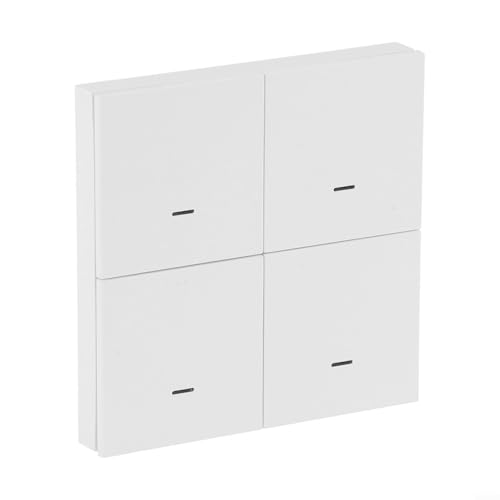 Smart Home für Zigbee Szenen-Schalter 4-Fach Wandschalter mit 12 Programmierbaren Modi für Smart Life App Batteriebetriebenem Funktaster Fernbedienung Smart Home für Zigbee Szenen-Schalter 4-Fach Wandschalter mit 12 Programmierbaren Modi für Smart Life App Batteriebetriebenem Funktaster Fernbedienung von URPIZY