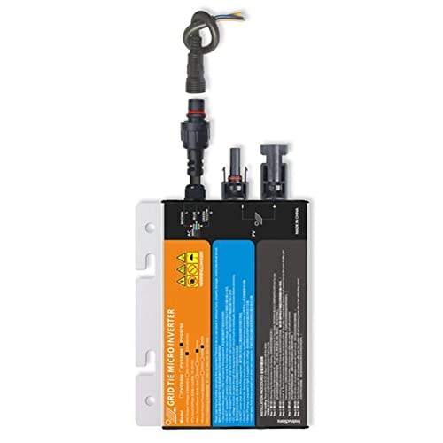 Solar Micro Inverter 700W Solar Grid Tie Inverter PV Eingang DC18-60V-AC220V Ausgang MPPT Reiner Sinus-Wechselrichter Grid Tie Mikro-Wechselrichter Wasserdichter Kleine Solaranlage für Solarpanel von URPIZY