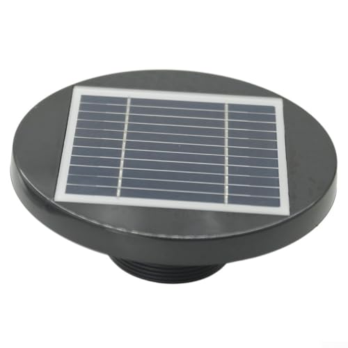 Solarbetriebener Dachventilator Für RV Boot Gewächshaus Ultra-Leises Lüften Energiesparend Automatischer Betrieb Großer Luftstrom Effizientes Solarpanel 200 mm Durchmesser 25 mm Höhe Schnelle von URPIZY