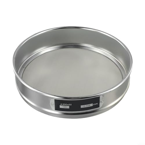 Stainless Steel Flour Sieve Kitchen Fine Mesh Oil Strainer Sifter Sugar Fil Top (100 Mesh) von URPIZY