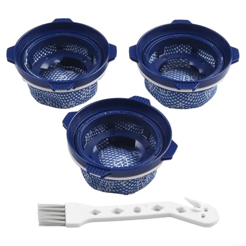 Staubsaugerfilter Für SAMSUNG Jet 75 Jet 90 Jet 70 Jet 75+ Jet 60 DJ97-02649A Ersatzfilter Hochleistungsfilter Waschbar Staubfilter Zubehör Set Mit Reinigungsbürste (3 Filter) von URPIZY