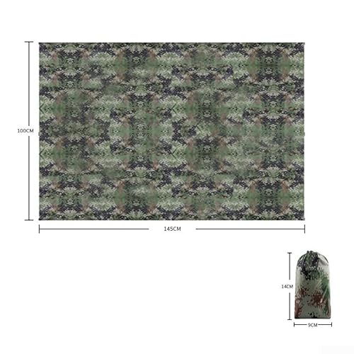 TARP FOR OUTDOOR CAMPING AND PICNICS RAIN AND SUN BLOCKING FUNCTIONALITY WITH QUICK DRYING(Camouflage) von URPIZY