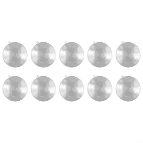 Transparente Kunststoffkugel Set Aufbewahrungsbox Dekorativ Hohe Transparenz Wiederverwendbar Starke Abdichtung Perfekt für Süßigkeiten Pralinen oder Blumen Für Weihnachten Hochzeit Zuhause(B 11cm) Transparente Kunststoffkugel Set Aufbewahrungsbox Dekorativ Hohe Transparenz Wiederverwendbar Starke Abdichtung Perfekt für Süßigkeiten Pralinen oder Blumen Für Weihnachten Hochzeit Zuhause(B 11cm) von URPIZY