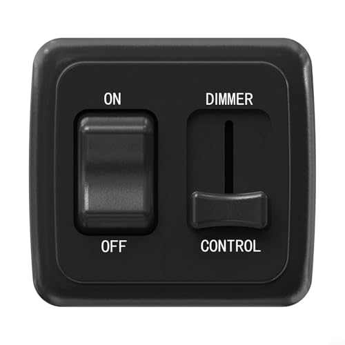 URPIZY 12V DC Schalter Mit Dimmer Funktion Für Wohnmobil Auto LKW Marine Boot Beleuchtung Halogen LED Incandescent Lampen Toggle Switch von URPIZY