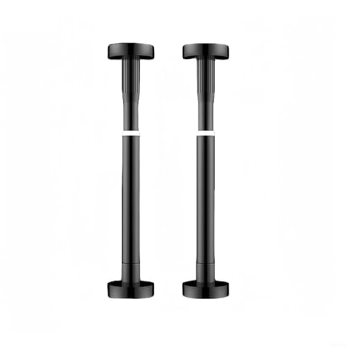 URPIZY 2 Stück Unterbau-Spülenhalterungen, Edelstahl, Unterbauspüle, 30-80 cm, verstellbar, bohrfreie Stütze, Waschbeckenbeine, Installations- und Reparatur-Set für Küche und Bad (35-50CM Black) von URPIZY