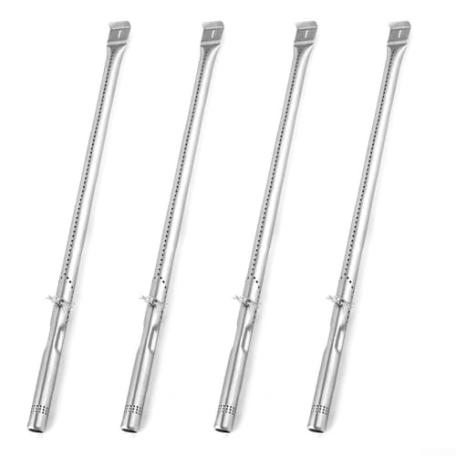 URPIZY 202 Edelstahl Brennerrohr Set Für Charbroil Performance Gasgrill, 4 Teleskop-Brennerrohre 127-220mm Für Gleichmäßige Hitzeverteilung, Korrosionsbeständig, Einfach Zu Montieren(A) von URPIZY