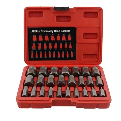 URPIZY 25-teiliges Schraubenausdreher Set Multifunktional Aus Hochleistungskohlenstoffstahl Für Ausgebrochene Schrauben Und Bolzen Mit Aufbewahrungsbox URPIZY 25-teiliges Schraubenausdreher Set Multifunktional Aus Hochleistungskohlenstoffstahl Für Ausgebrochene Schrauben Und Bolzen Mit Aufbewahrungsbox von URPIZY