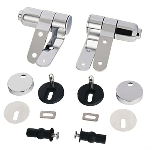 URPIZY 2Stück WC Sitz Scharniere Ersatzscharniere aus Zink Legierung WC-Sitz Ersatzteile für WC Toilettendeckel Befestigung URPIZY 2Stück WC Sitz Scharniere Ersatzscharniere aus Zink Legierung WC-Sitz Ersatzteile für WC Toilettendeckel Befestigung von URPIZY